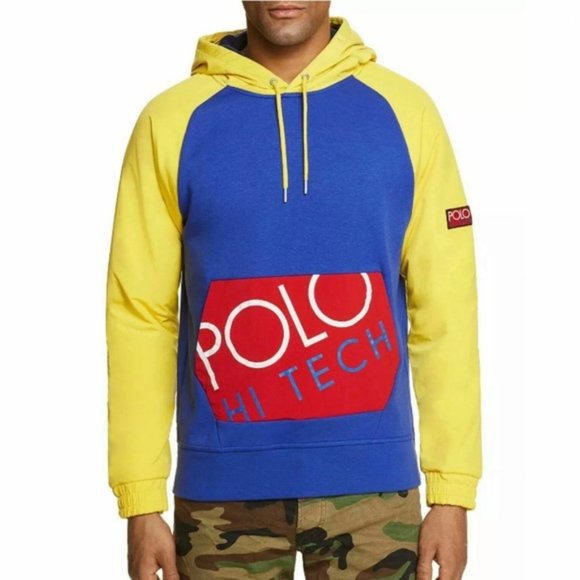 polo ralph lauren hi tech hybrid hoodie